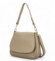 Dámská kožená crossbody taupe - Delami Yvette
