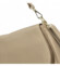 Dámská kožená crossbody taupe - Delami Yvette