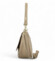 Dámská kožená crossbody taupe - Delami Yvette