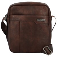 Pánská crossbody taška coffee - Coveri Zaviar
