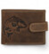 Pánská kožená peněženka hnědá - Diviley Kostas Kapr