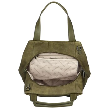 Dámská kabelka na rameno tmavě zelená - Coveri Marcci