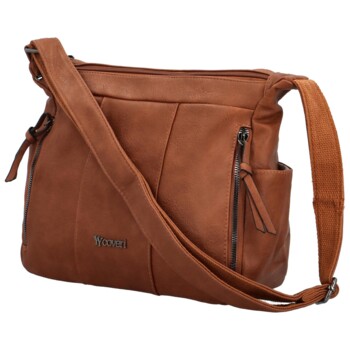 Dámská crossbody kabelka hnědá - Coveri Rajsa