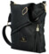 Dámská crossbody kabelka černá - Laura Biaggi Rexis