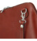 Dámská kožená crossbody hnědá - Delami Jaime