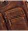 Velká pánská kožená taška na notebook camel - Greenwood Experes