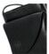 Dámská kožená crossbody kabelka černá - Delami Ilaria