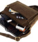 Pánská kožená crossbody/taška hnědá - Wild Trewor