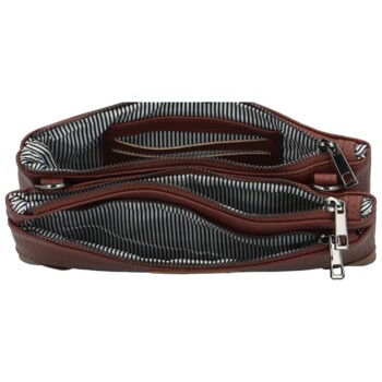 Dámská crossbody kabelka coffee - MaxFly Kandes