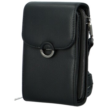 Dámská crossbody kabelka černá - Firenze Aristea
