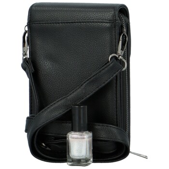 Dámská crossbody kabelka černá - Firenze Aristea