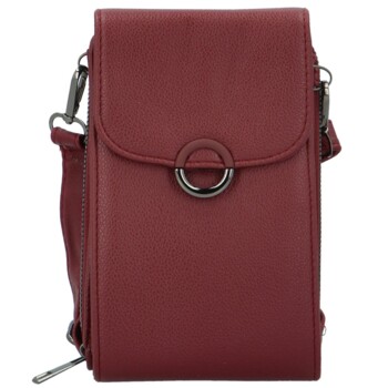 Dámská crossbody kabelka vínová - Firenze Aristea