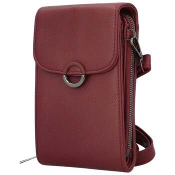 Dámská crossbody kabelka vínová - Firenze Aristea