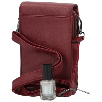 Dámská crossbody kabelka vínová - Firenze Aristea