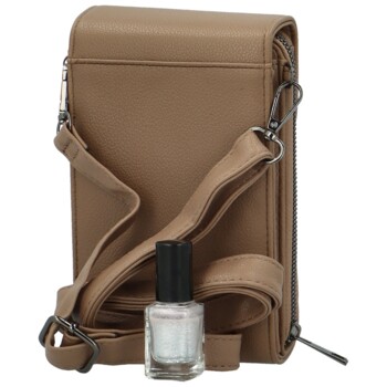 Dámská crossbody kabelka camel - Firenze Aristea