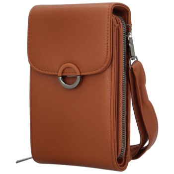 Dámská crossbody kabelka hnědá - Firenze Aristea