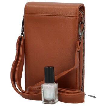 Dámská crossbody kabelka hnědá - Firenze Aristea