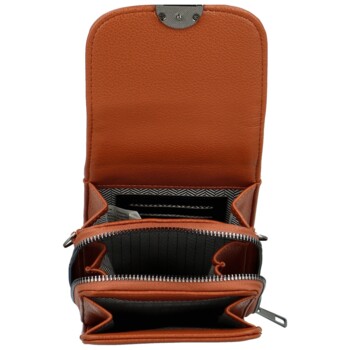 Dámská crossbody kabelka hnědá - Firenze Aristea