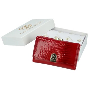 Dámská kožená peněženka červená - Gregorio Zoja