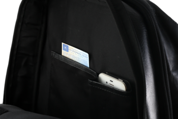 Pánský kožený batoh černý - Wild Abdon