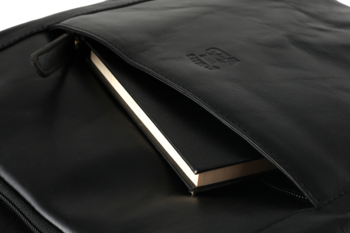 Pánský kožený batoh černý - Wild Abdon