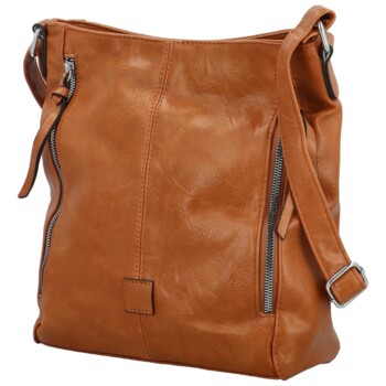 Dámská crossbody kabelka hnědá - Firenze Jolie