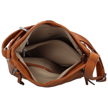 Dámská crossbody kabelka hnědá - Firenze Jolie