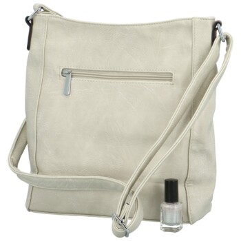Dámská crossbody kabelka krémová - Firenze Jolie