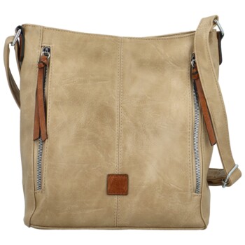 Dámská crossbody kabelka khaki - Firenze Jolie