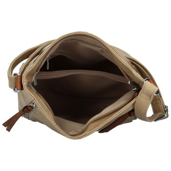 Dámská crossbody kabelka khaki - Firenze Jolie