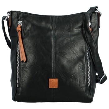 Dámská crossbody kabelka černá - Firenze Jolie
