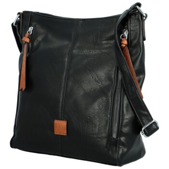 Dámská crossbody kabelka černá - Firenze Jolie