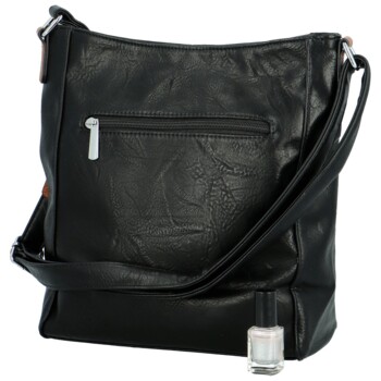 Dámská crossbody kabelka černá - Firenze Jolie