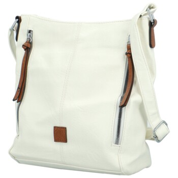 Dámská crossbody kabelka bílá - Firenze Jolie