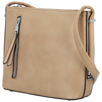 Dámská crossbody kabelka béžová - Firenze Rufina
