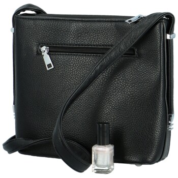 Dámská crossbody kabelka černá - Firenze Rufina