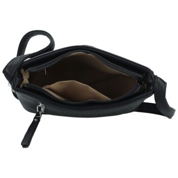 Dámská crossbody kabelka černá - Firenze Rufina