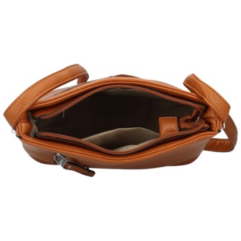 Dámská crossbody kabelka hnědá - Firenze Rufina