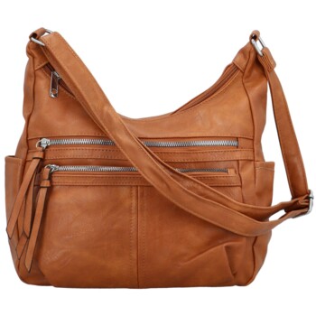 Dámská crossbody kabelka hnědá - Firenze Fresia
