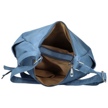 Dámská crossbody kabelka džínově modrá - Firenze Fresia