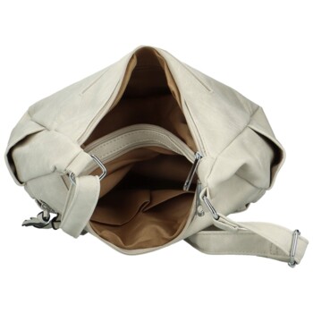 Dámská crossbody kabelka krémová - Firenze Fresia