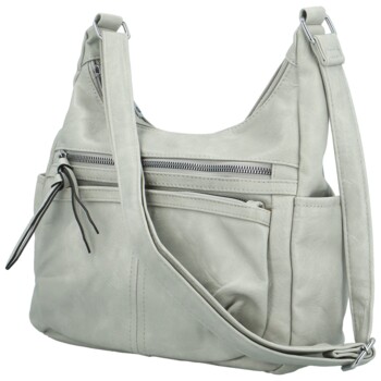 Dámská crossbody kabelka šedá - Firenze Fresia