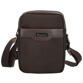 Pánská crossbody taška coffee - Coveri Leonardo new