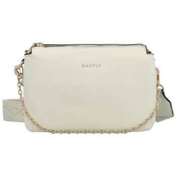 Dámská crossbody kabelka krémová - MaxFly Fjodos