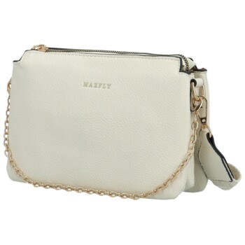 Dámská crossbody kabelka krémová - MaxFly Fjodos