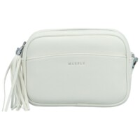 Dámská crossbody kabelka bílá - MaxFly Qeuline