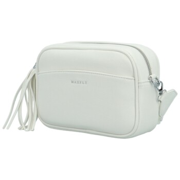 Dámská crossbody kabelka bílá - MaxFly Qeuline