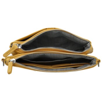 Dámská crossbody kabelka žlutá - MaxFly Kseni