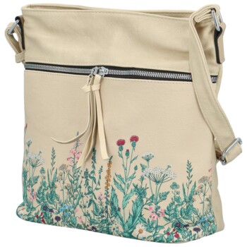 Dámská crossbody kabelka béžová - Firenze Kaela