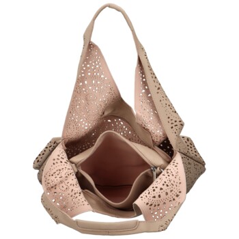 Dámský set kabelek růžový - Paolo bags Seleuca